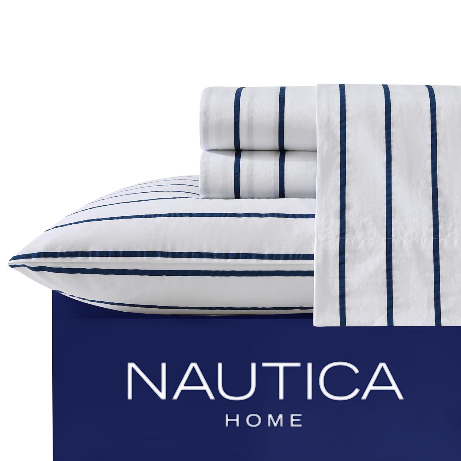 Nautica Nautica Printed Cotton Percale Sheet Sets