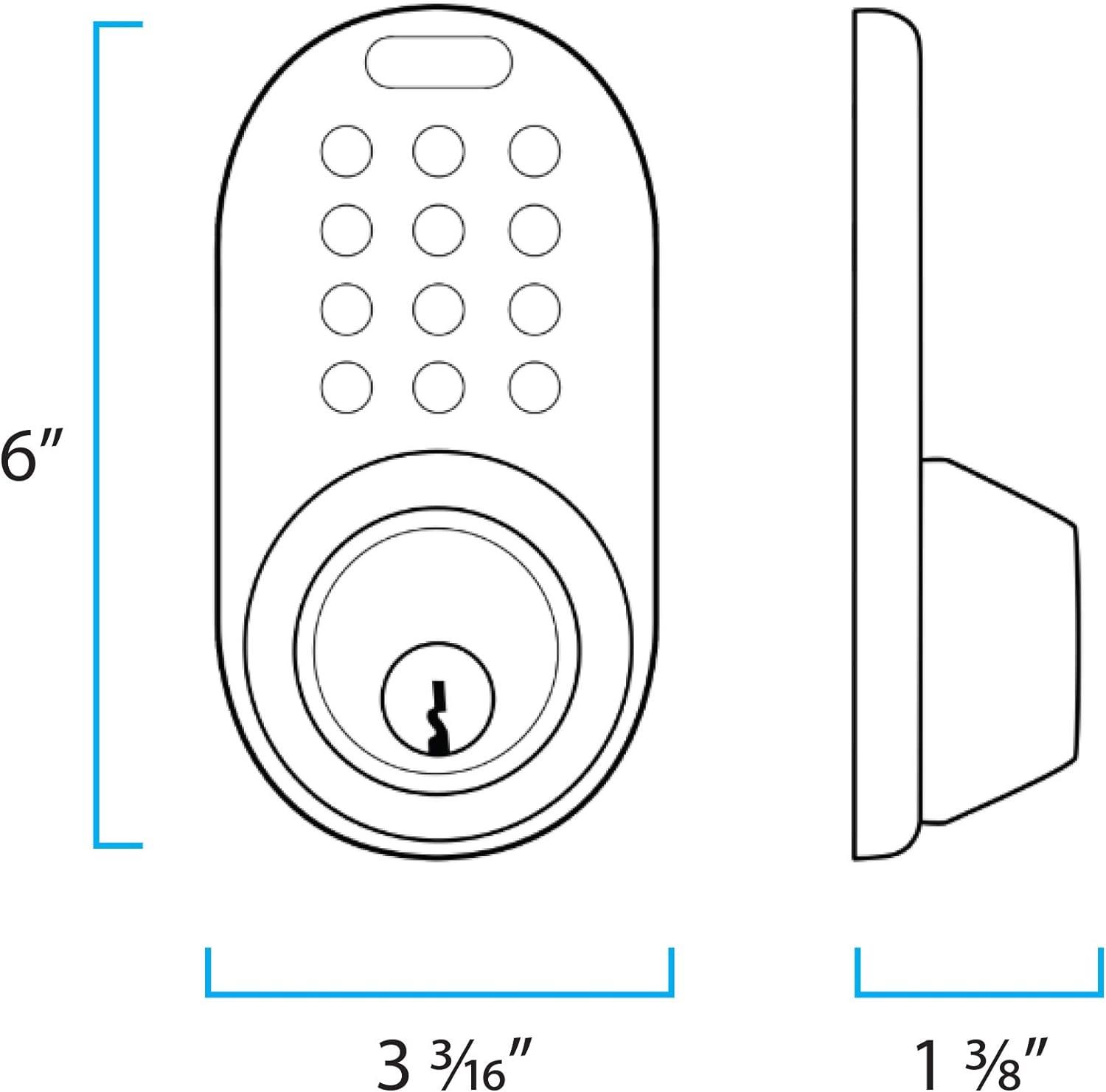 Complete Entry Lever Set with Electronic Deadbolt