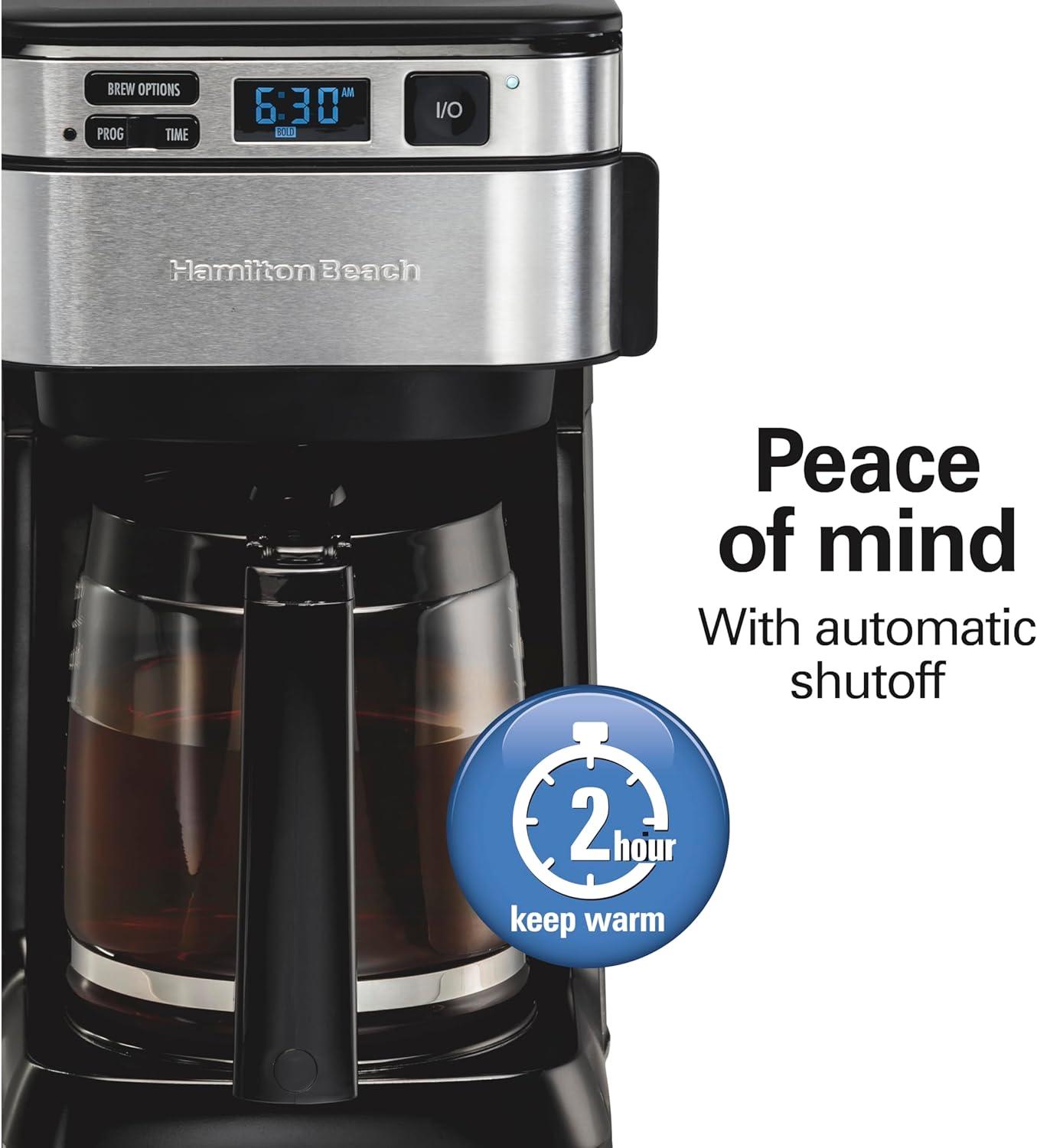 Hamilton Beach Metal 12 Cup Drip Coffee Maker