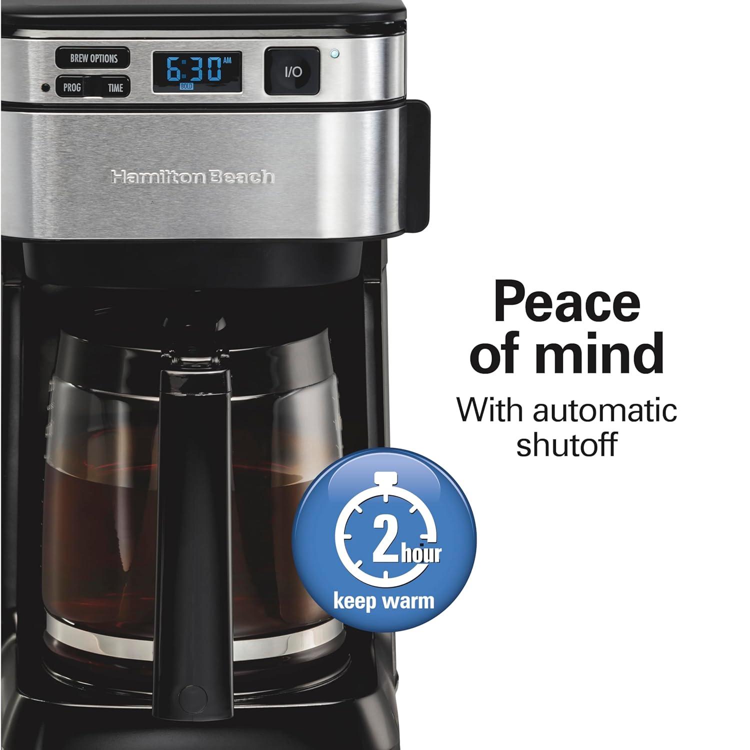 Hamilton Beach Metal 12 Cup Drip Coffee Maker