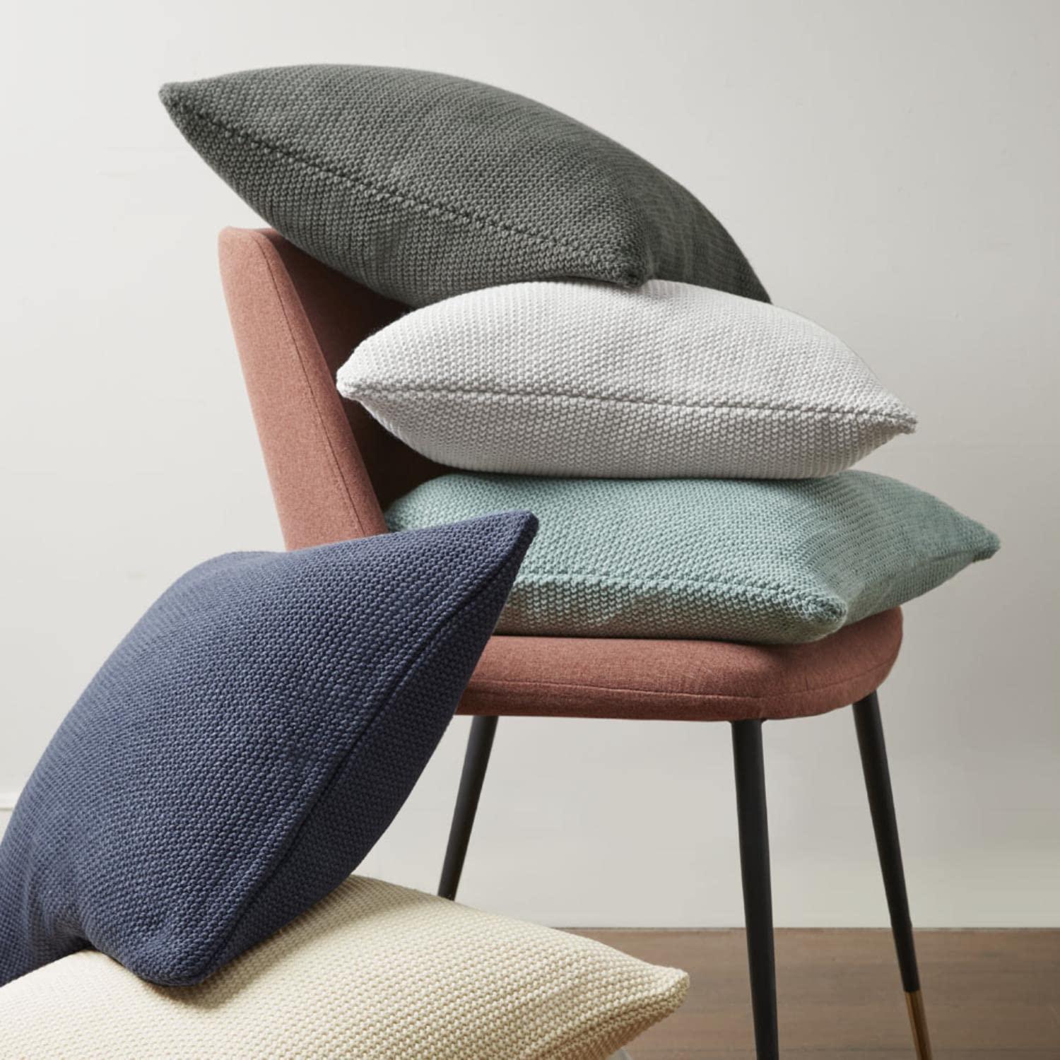 INK+IVY Tino Knit Square Euro Pillow Sham