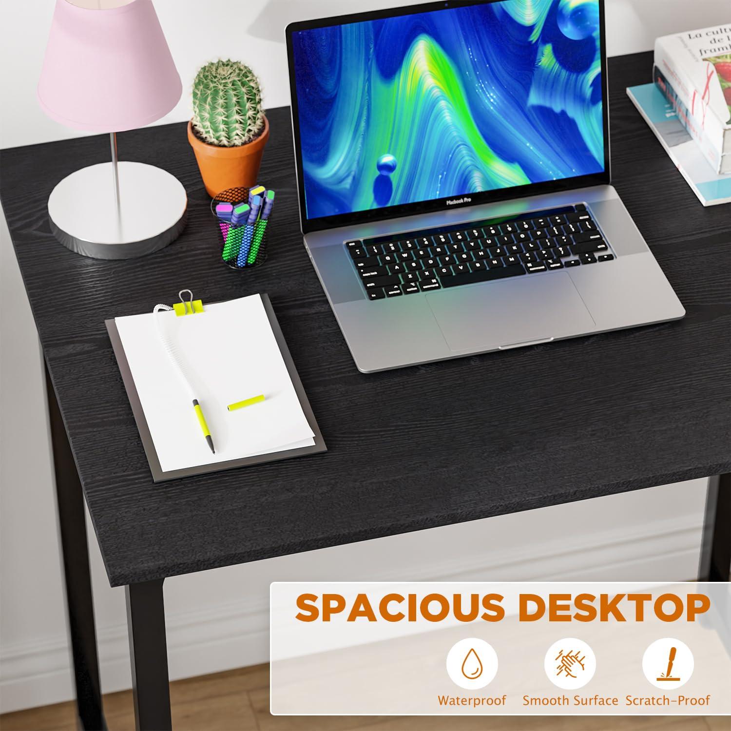 LIUYUDIY 32/39/47 inch Computer Desk Study Writing Table, Adjustable feet, Modern Furniture for Home Office