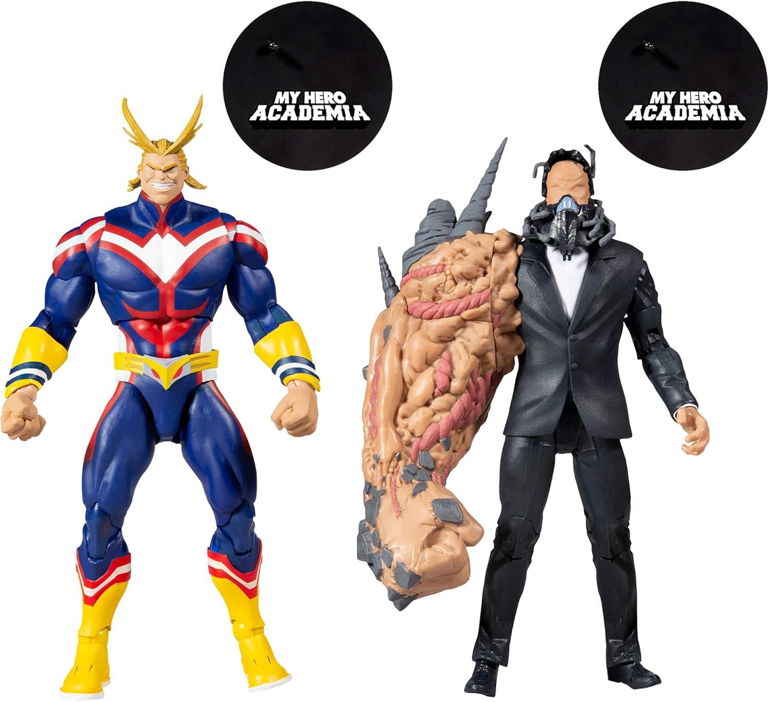 McFarlane Toys My Hero Academia All Might vs. All For One 2-Pack - 7 inch Collectible Action Figures