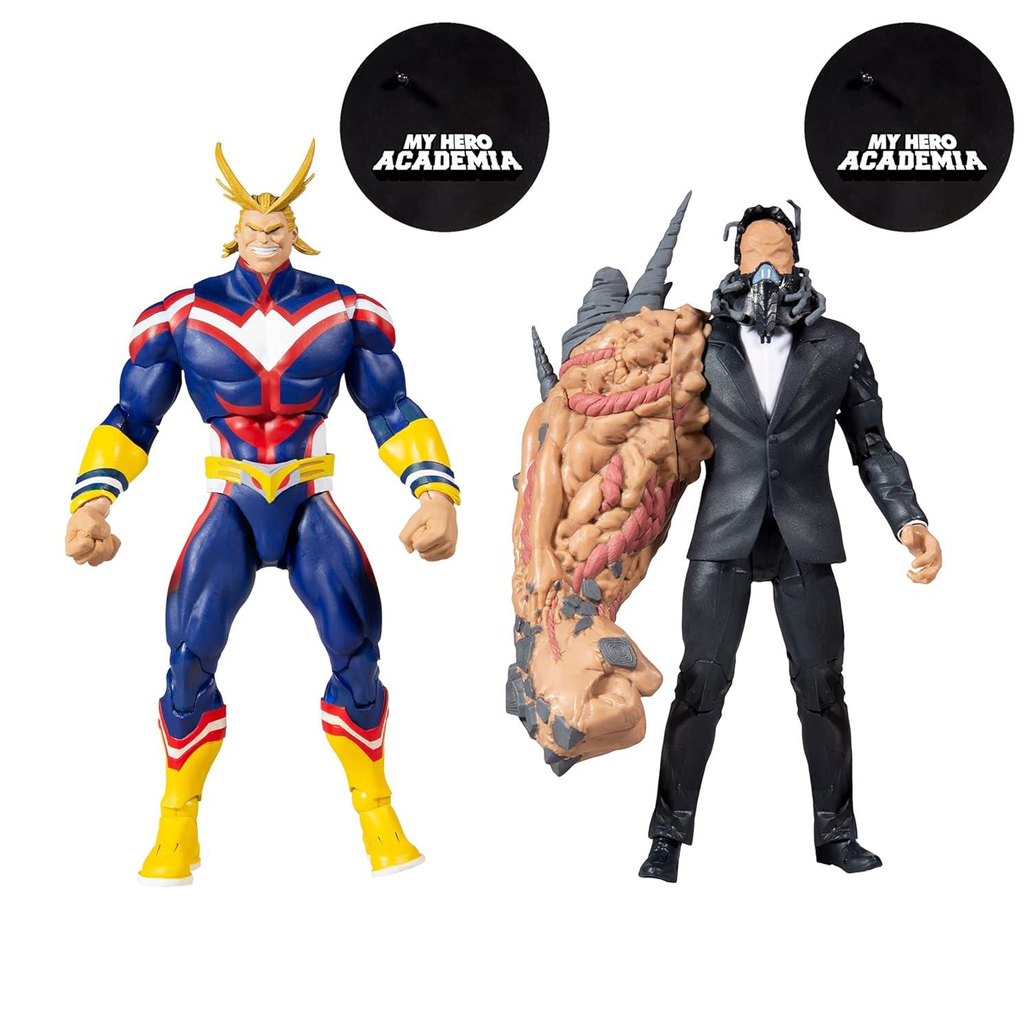 McFarlane Toys My Hero Academia All Might vs. All For One 2-Pack - 7 inch Collectible Action Figures