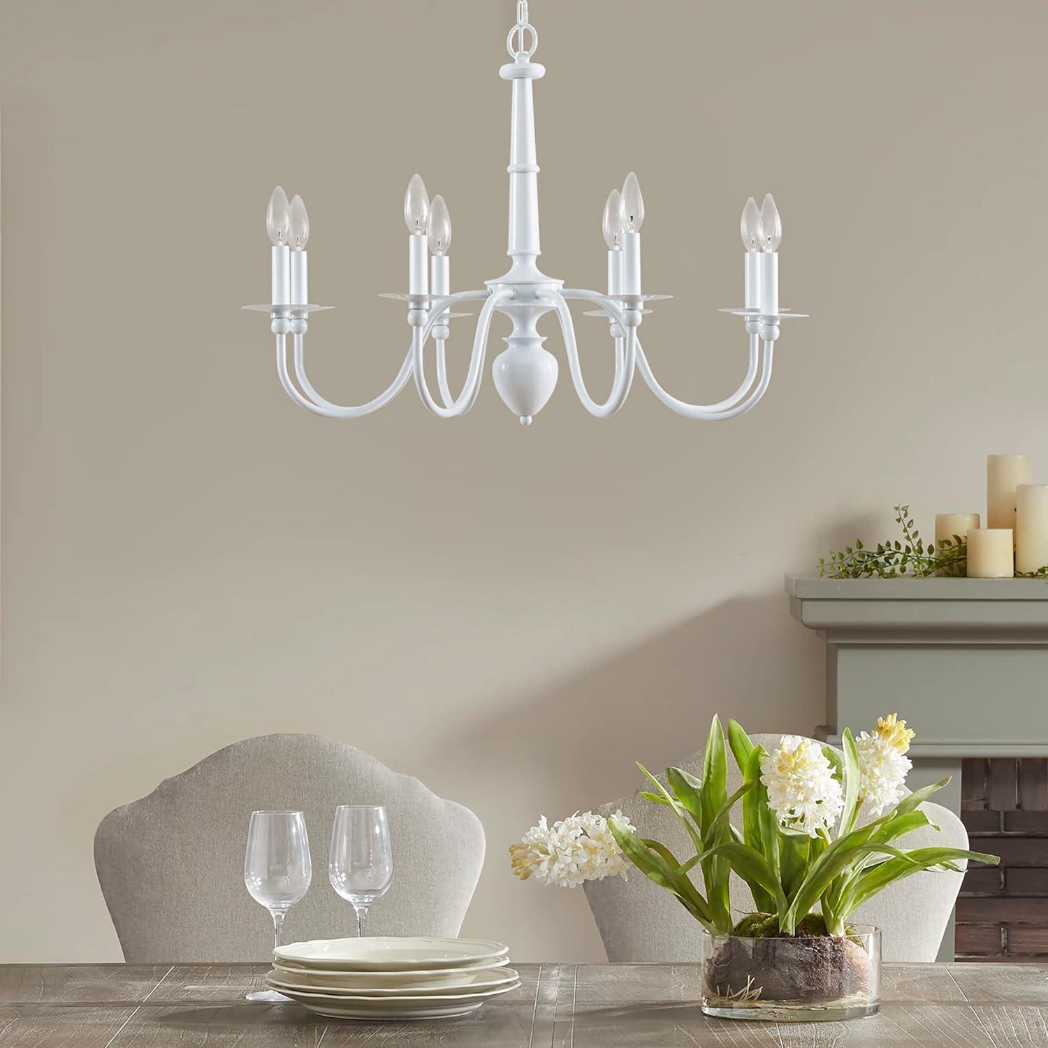 Martha Stewart Amelia 8-Light Traditional Metal Chandelier