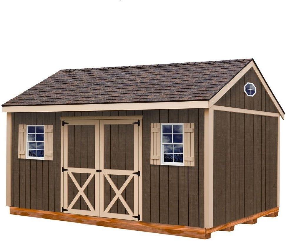 Best Barns Brookfield 16 ft. W x 12 ft. D Solid Wood Storage Shed