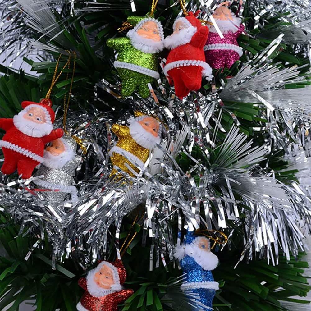 Clearance! 6Pcs Christmas Ornaments Gift, Cute Mini Santa Claus Style Christmas Tree Party Hanging Decorations for Christmas Home Decoration and Various Occasions