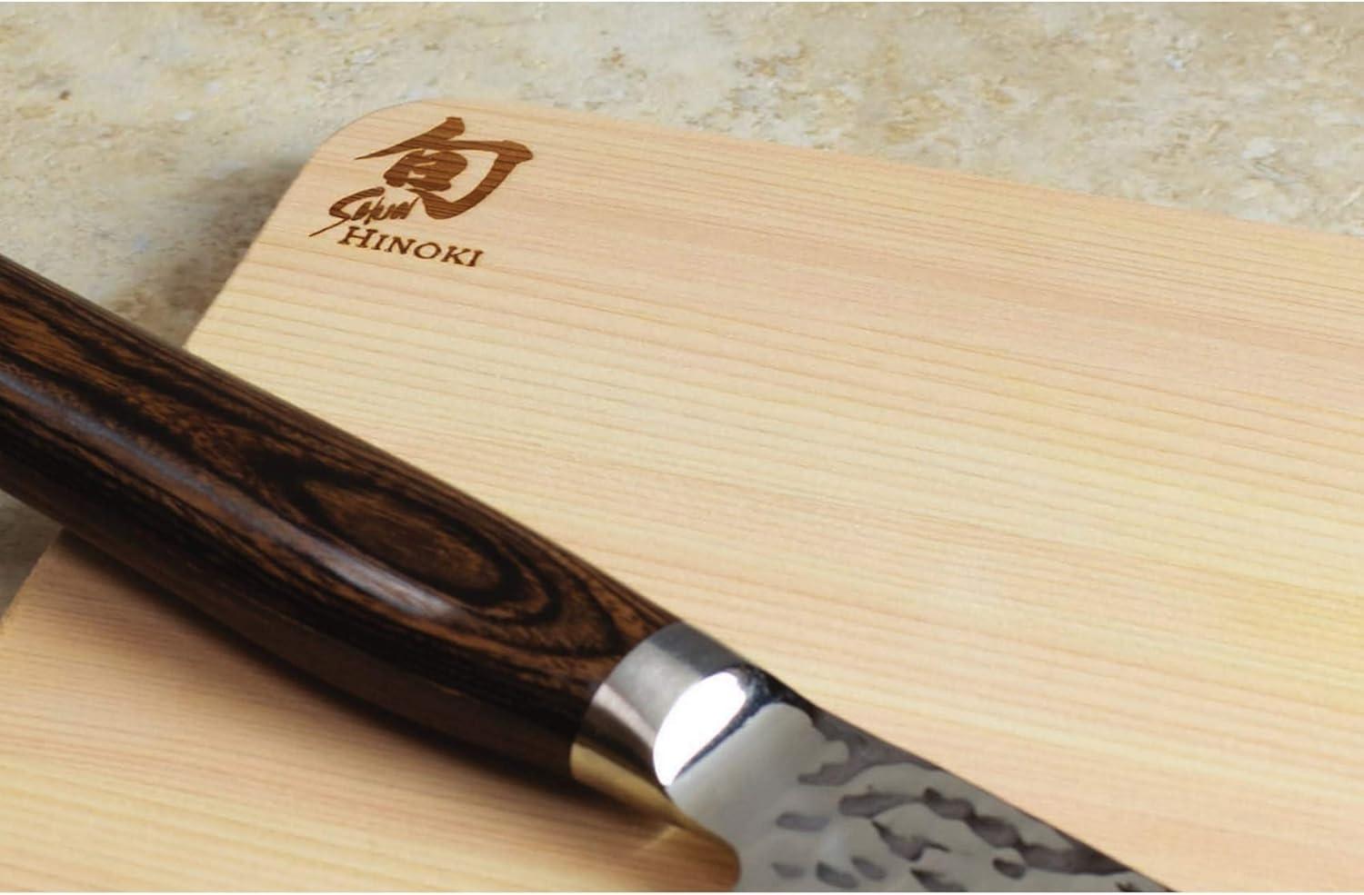 Shun DM0816 Hinoki Cutting Board, Medium