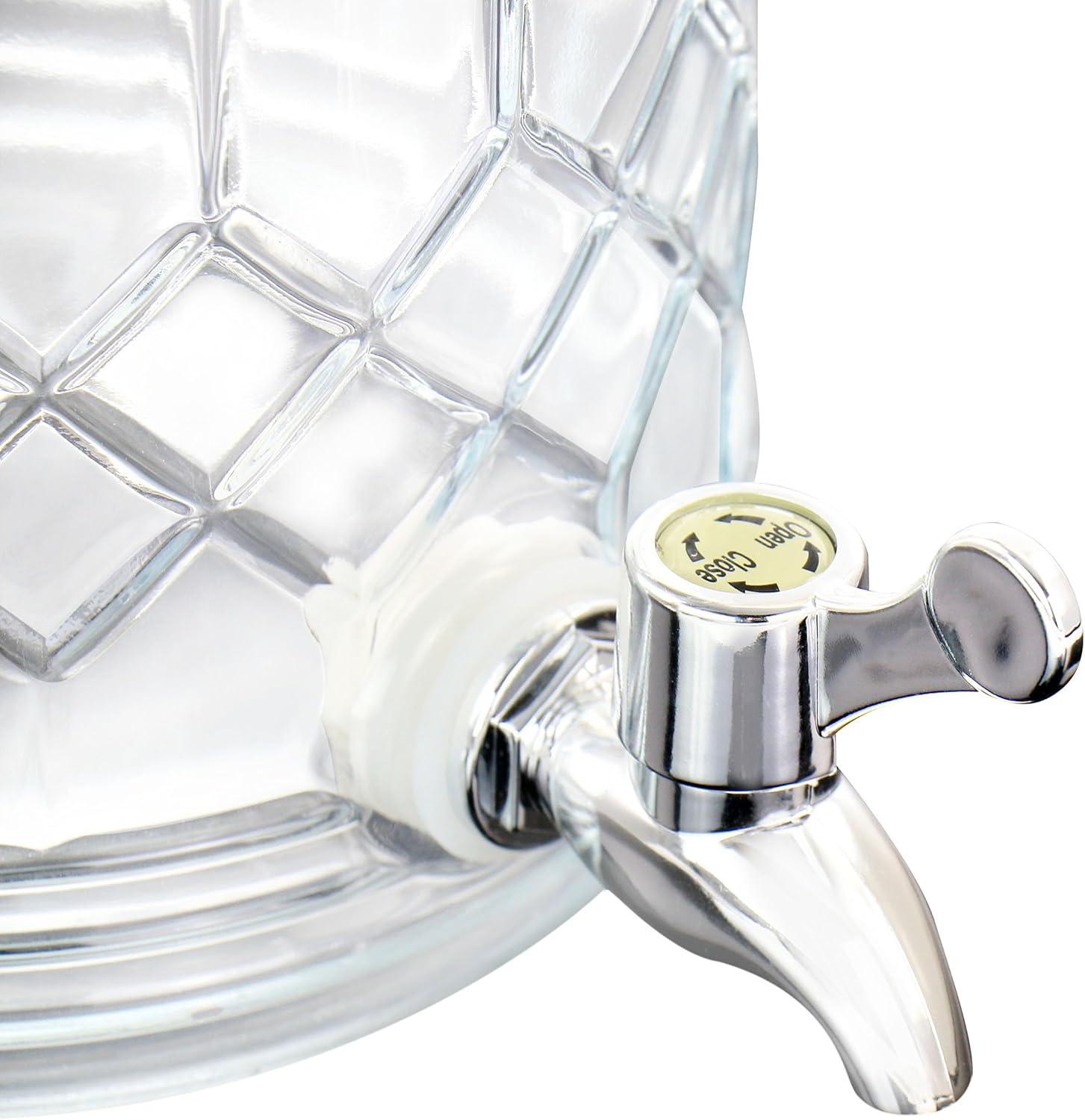 Gibson 0.95 gal Clear Beverage Dispenser Glass