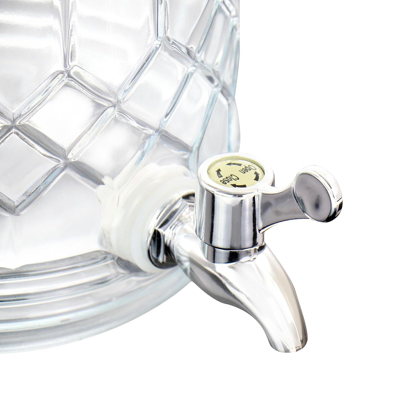 Gibson 0.95 gal Clear Beverage Dispenser Glass