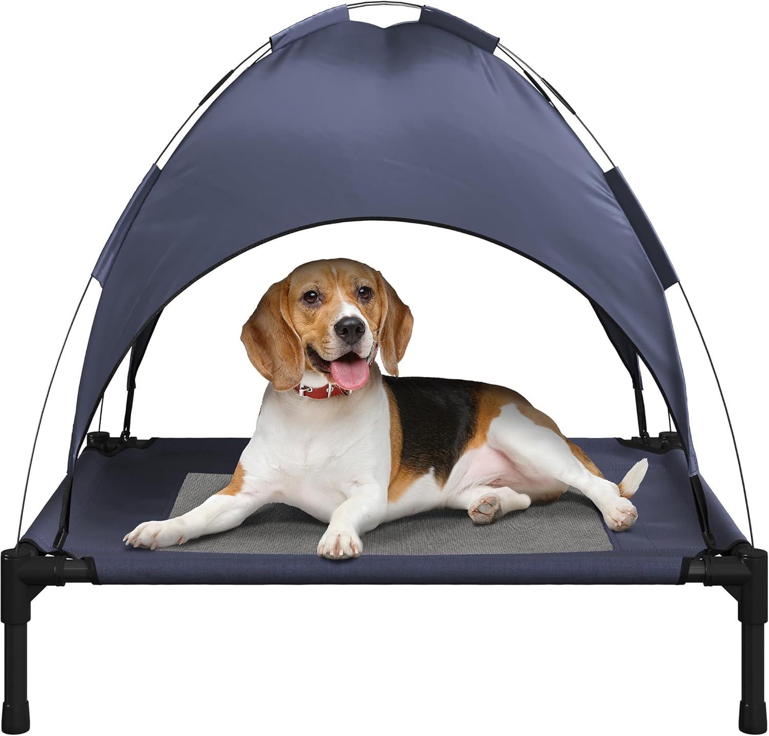 Petmaker PETMAKER 30x24 Elevated Dog Bed with Canopy