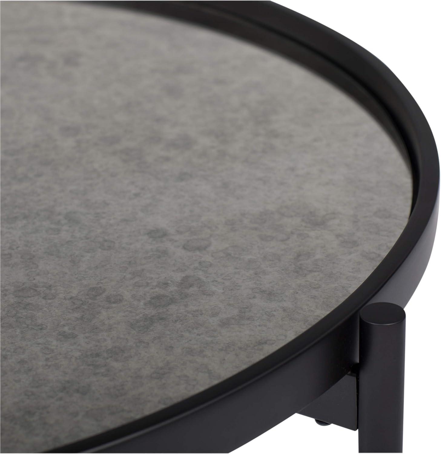 Vassallo Modern Round Tray Table