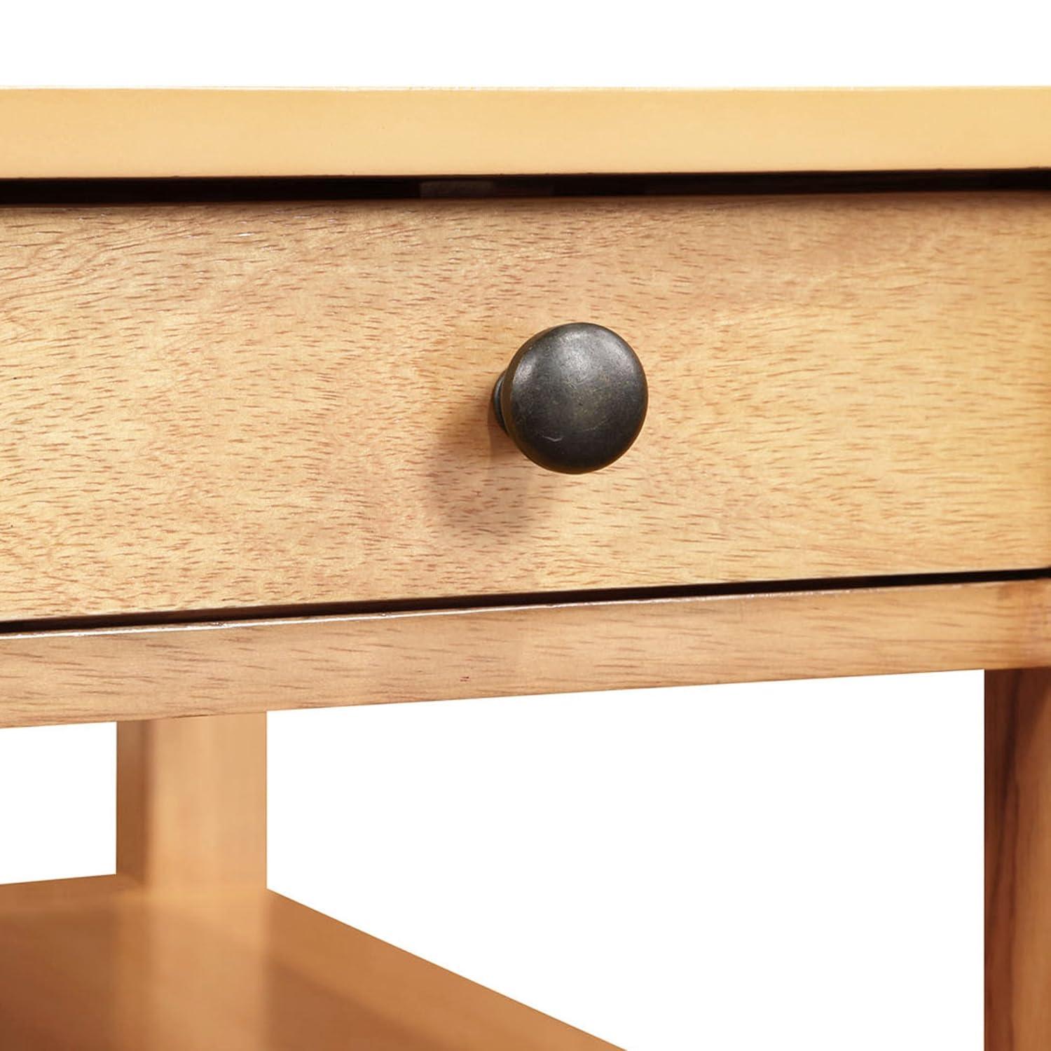 Convenience Concepts American Heritage End Table/Charging Station, Natural