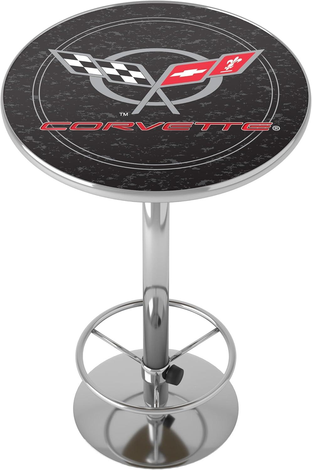 Trademark Global Round Metal Base Dining Table
