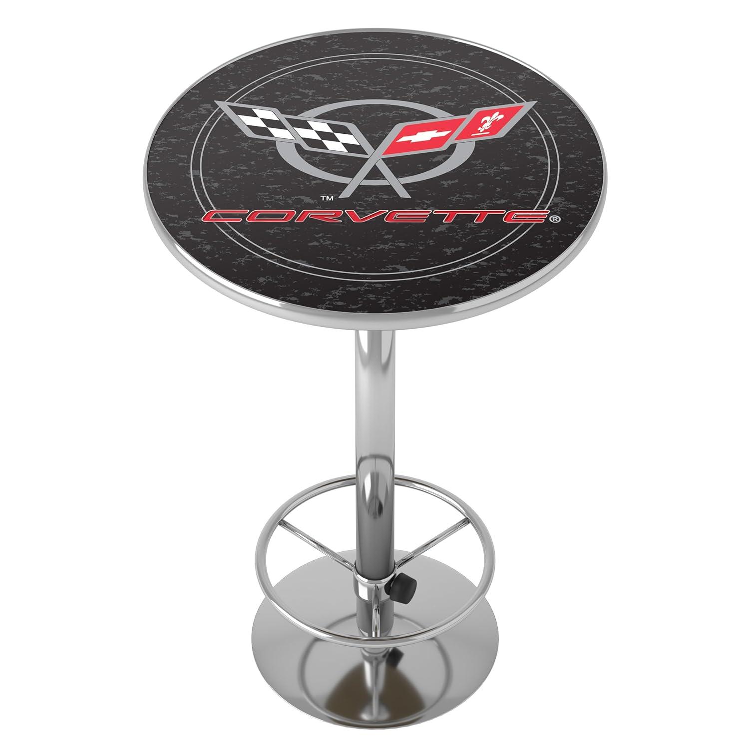 Trademark Global Round Metal Base Dining Table