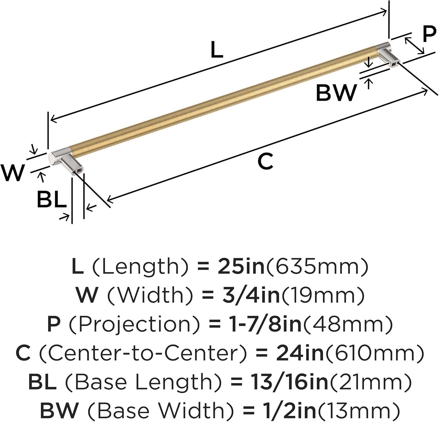 Amerock Esquire Appliance Pull