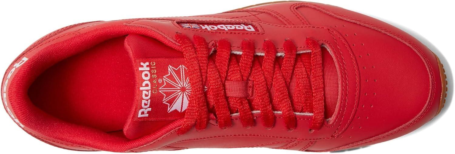 Mens Reebok CLASSIC LEATHER Shoe Size: 10.5 Vecred - Ftwwht - Rbkg03 Fashion Sneakers