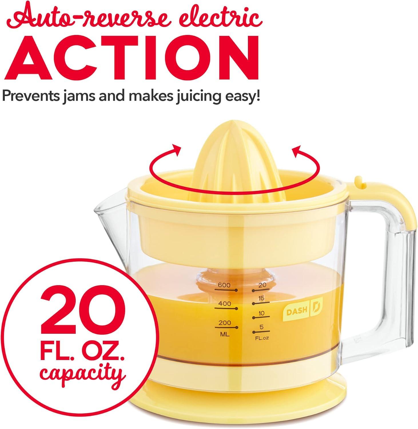 Dash Electric Dual Citrus Juicer  ( Yellow )