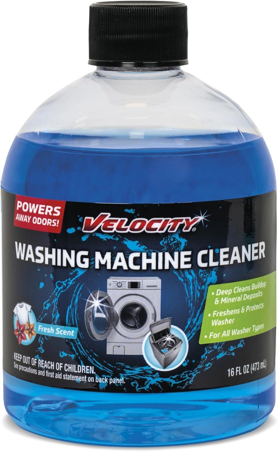 Velocity Fresh Scent Blue Washing Machine Cleaner