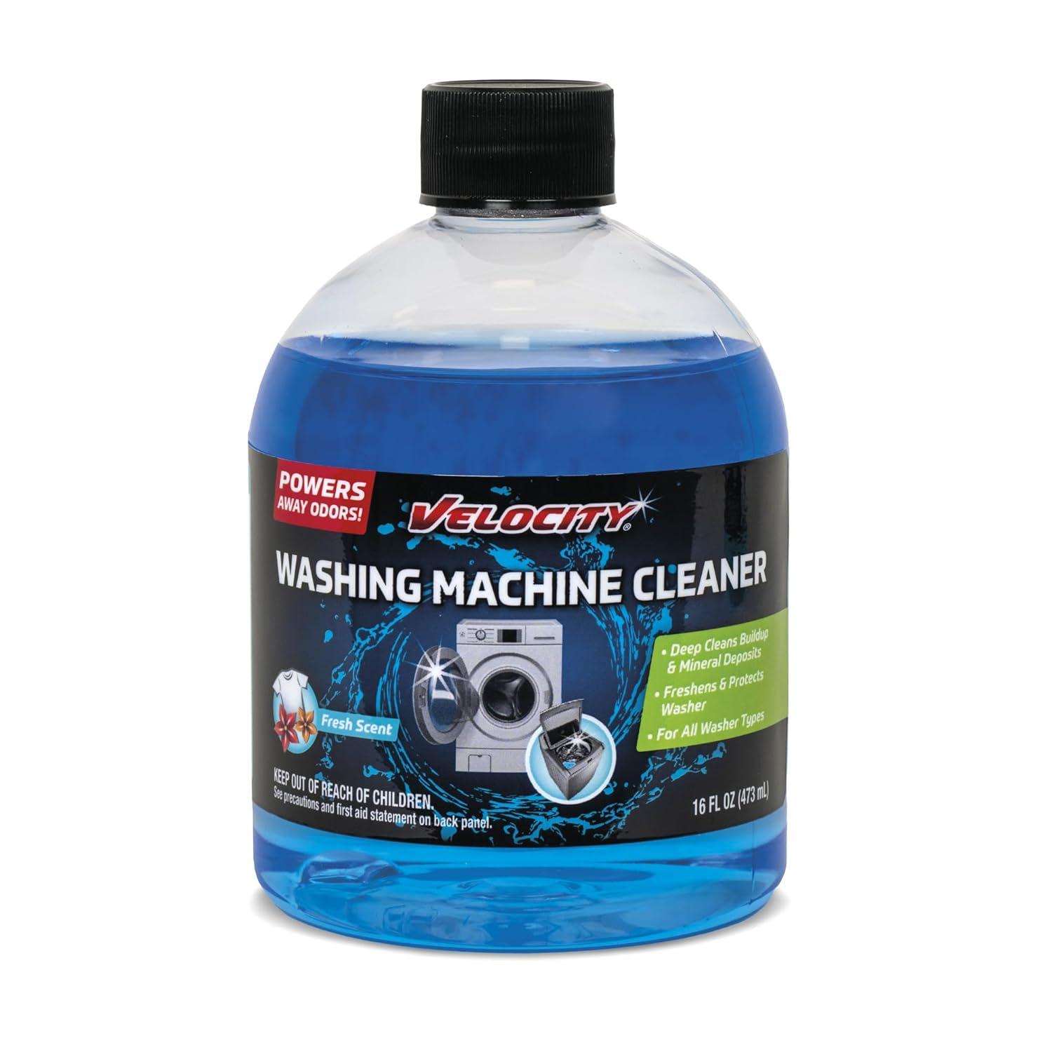 Velocity Fresh Scent Blue Washing Machine Cleaner