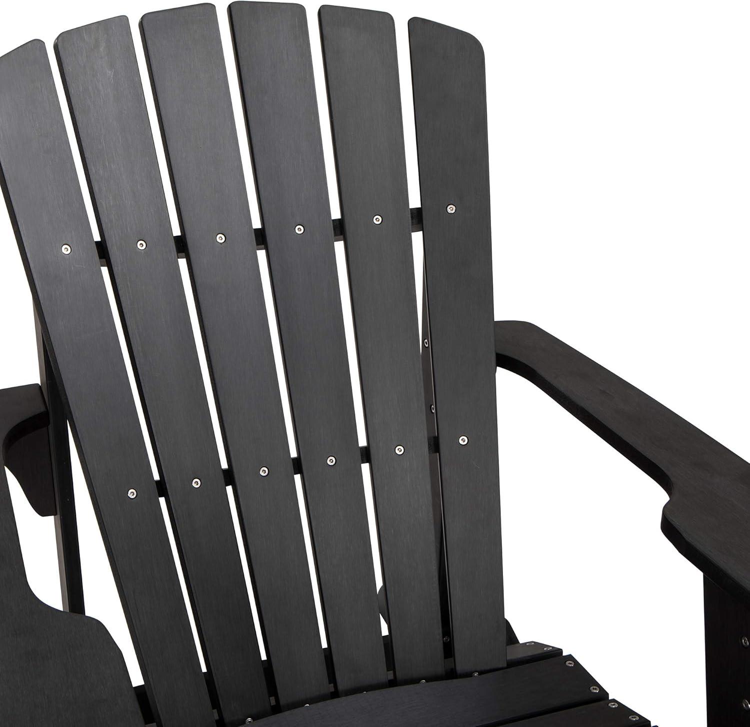 Lifetime Adirondack Chair Black, 60284