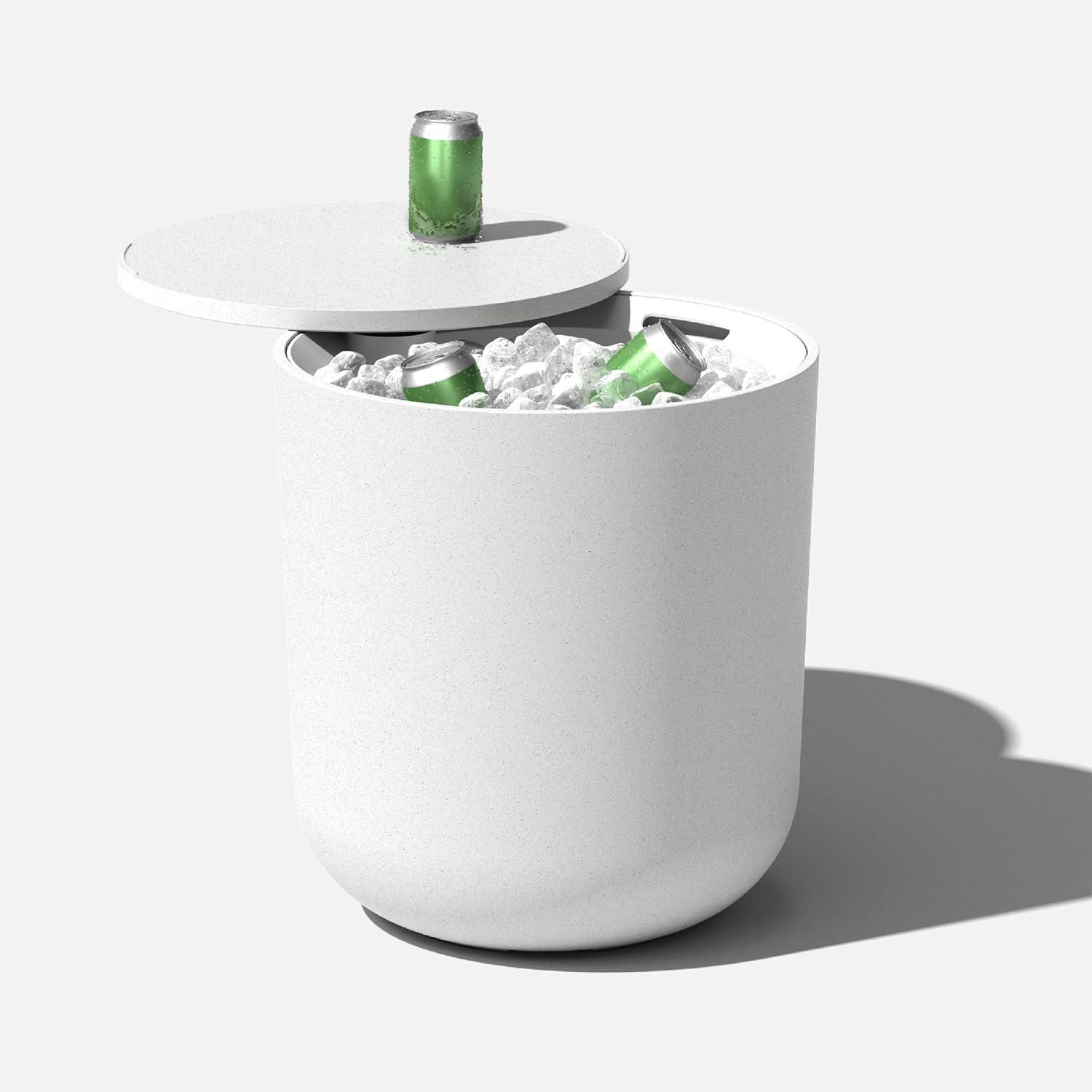 Veradek Kona Round Plastic Outdoor Side Table