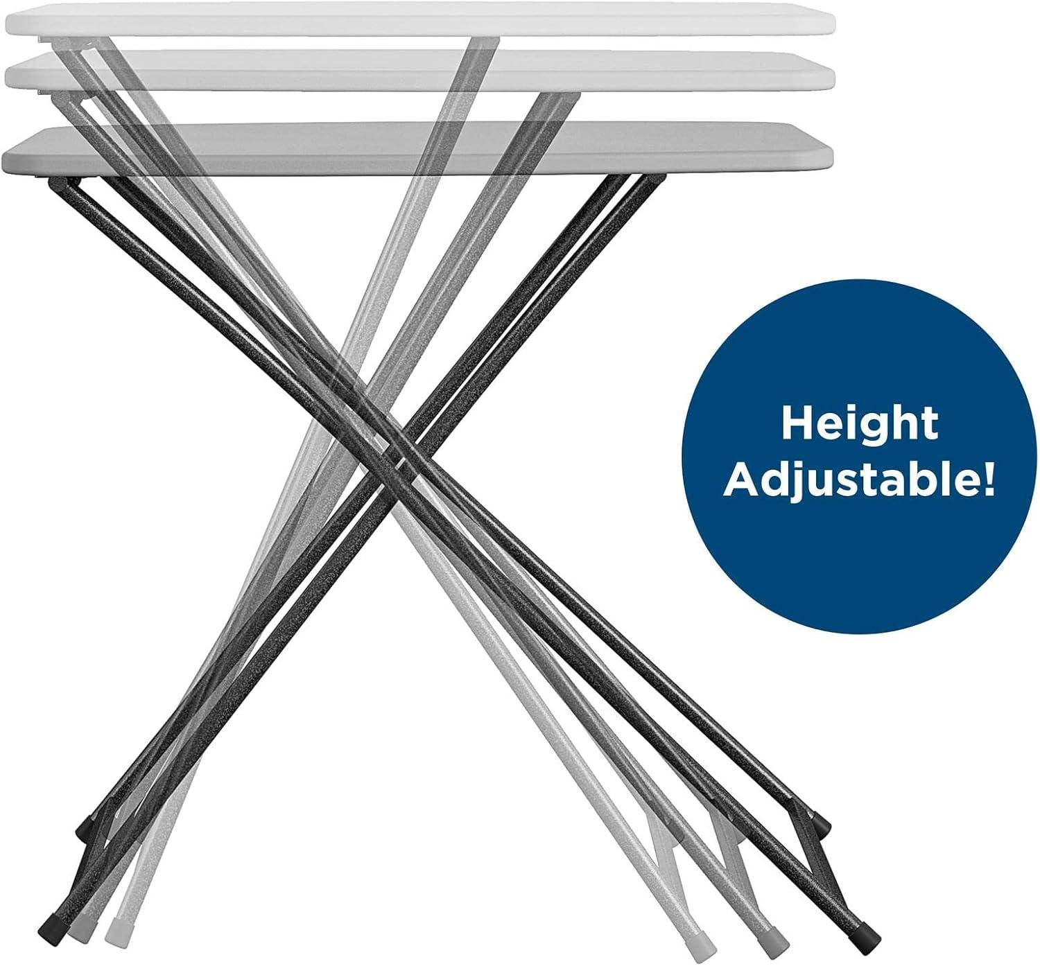 COSCO COSCO Personal Folding Activity Tables, Multi-Purpose, Adjustable Height (Set of 2)