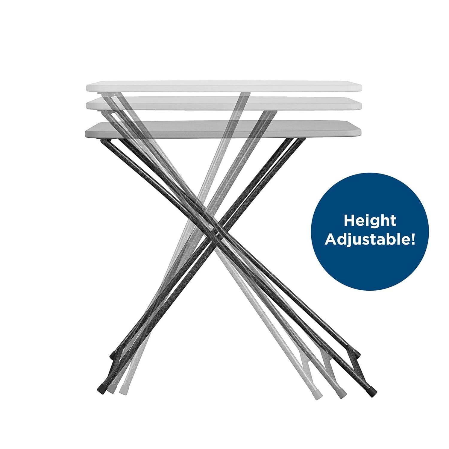 COSCO COSCO Personal Folding Activity Tables, Multi-Purpose, Adjustable Height (Set of 2)