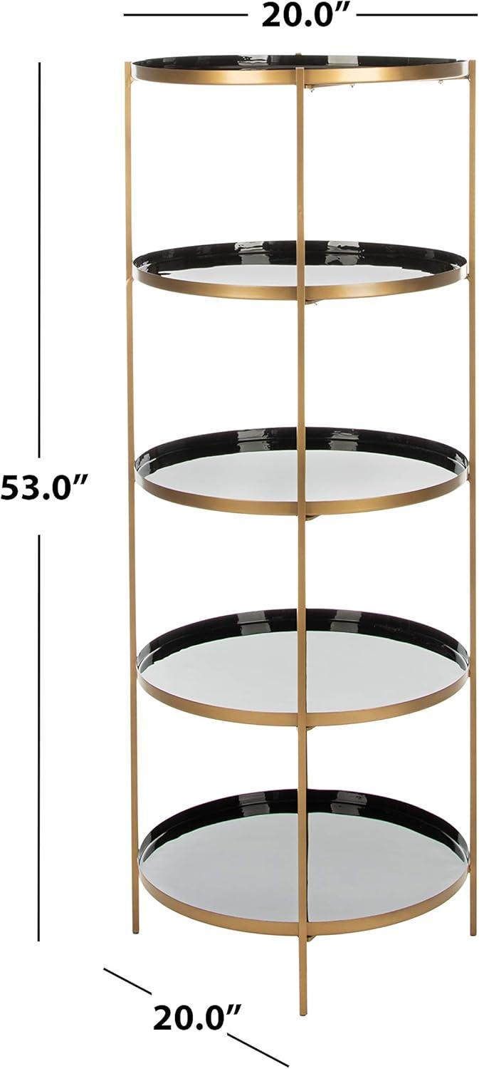 Everly Quinn Enamel Etagere Bookcase