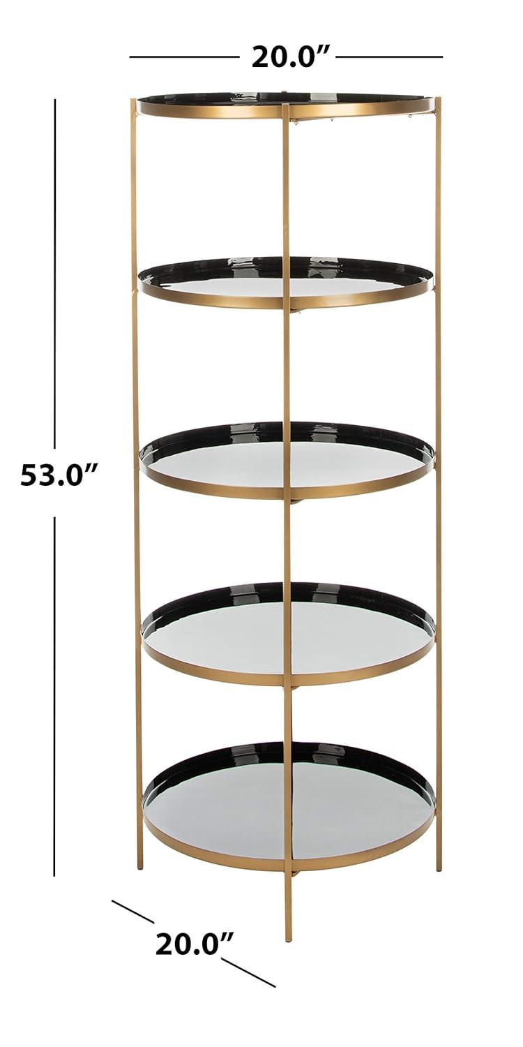 Everly Quinn Enamel Etagere Bookcase