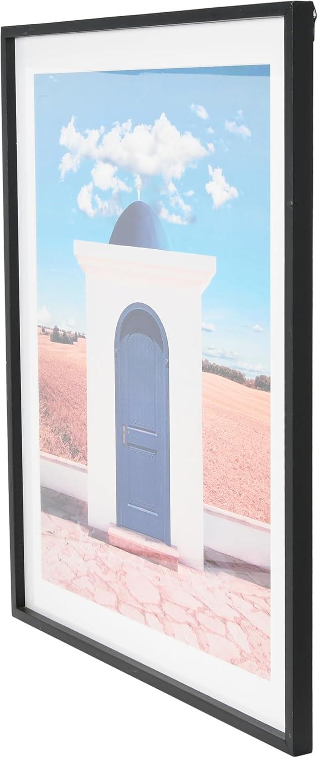 Creative Co-Op Wood Framed Architecture Photograph