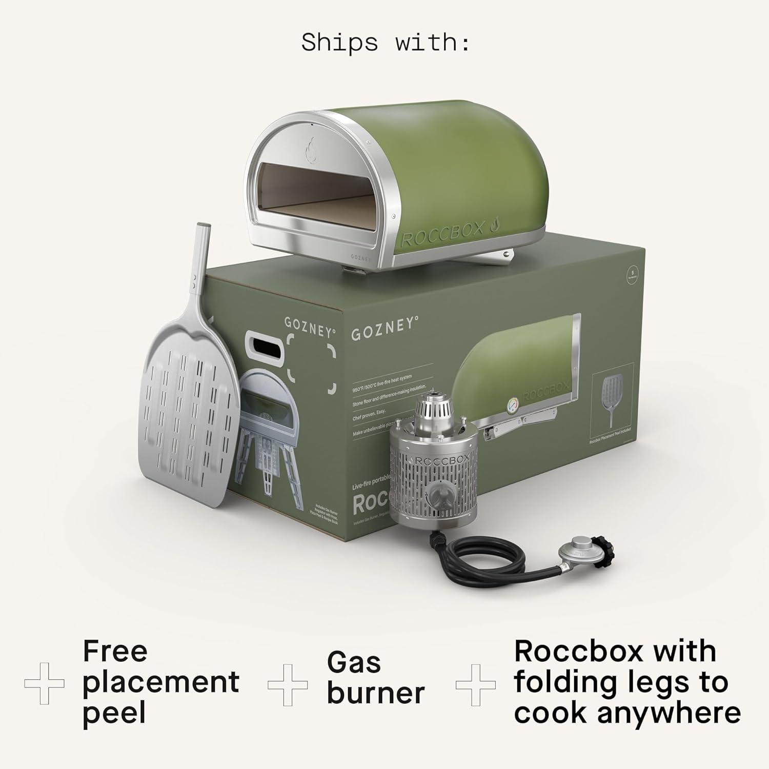 Gozney Olive Green Portable Propane Pizza Oven