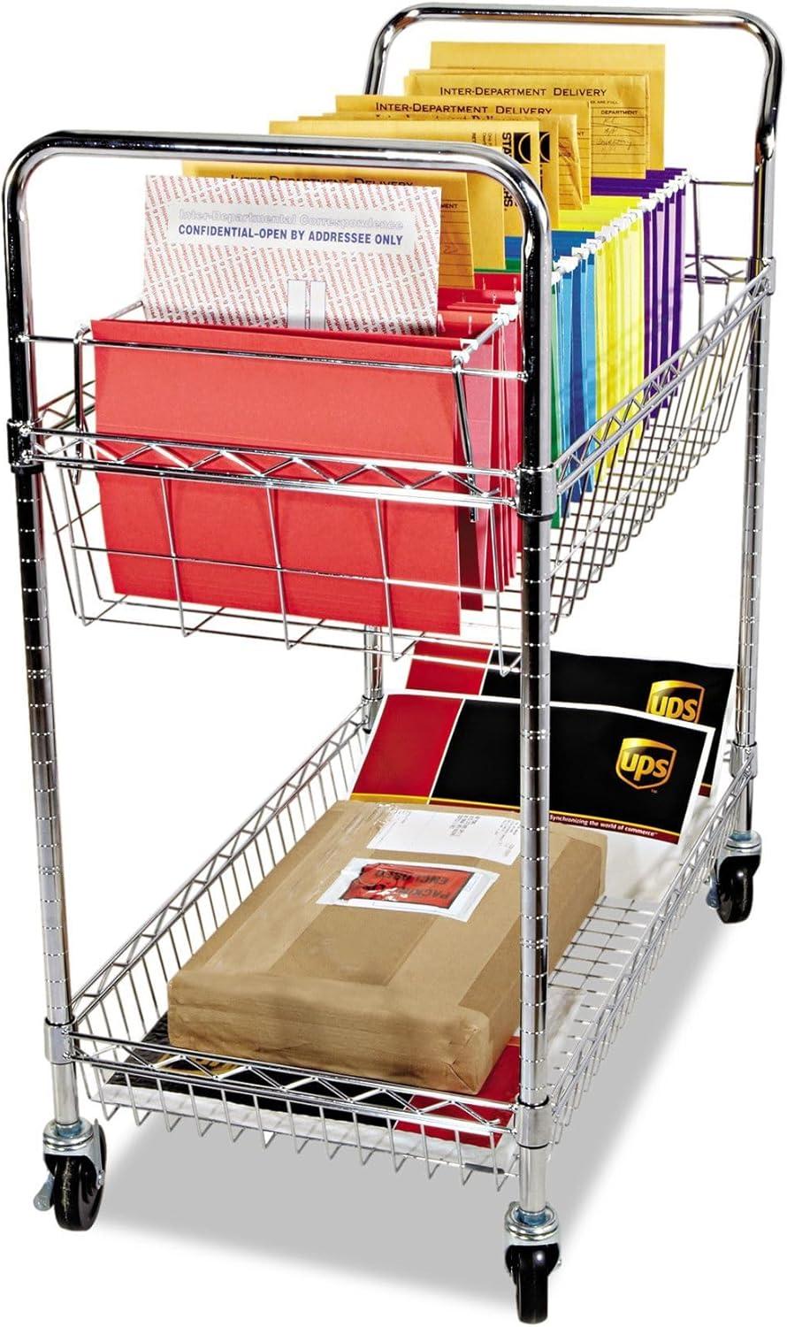 Two-Shelf,Carry-all Cart/Mail Cart,