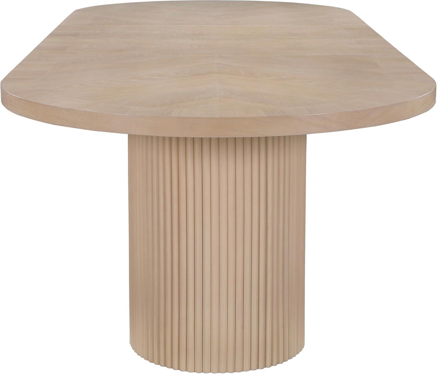 Ivona Natural Oak Extendable Oval Dining Table