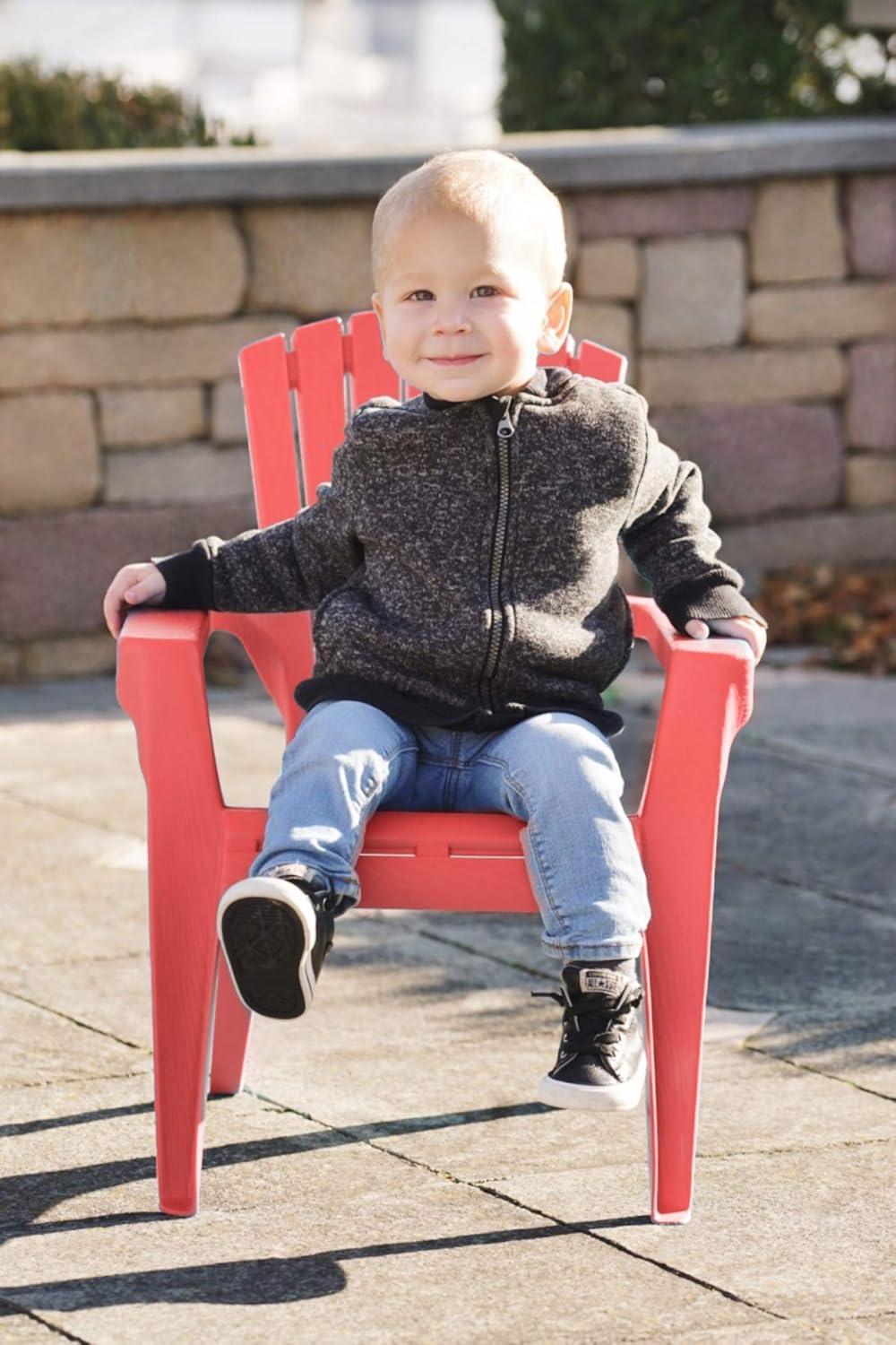 Adams Outdoor Plastic Kids Adirondack Chair (Small)