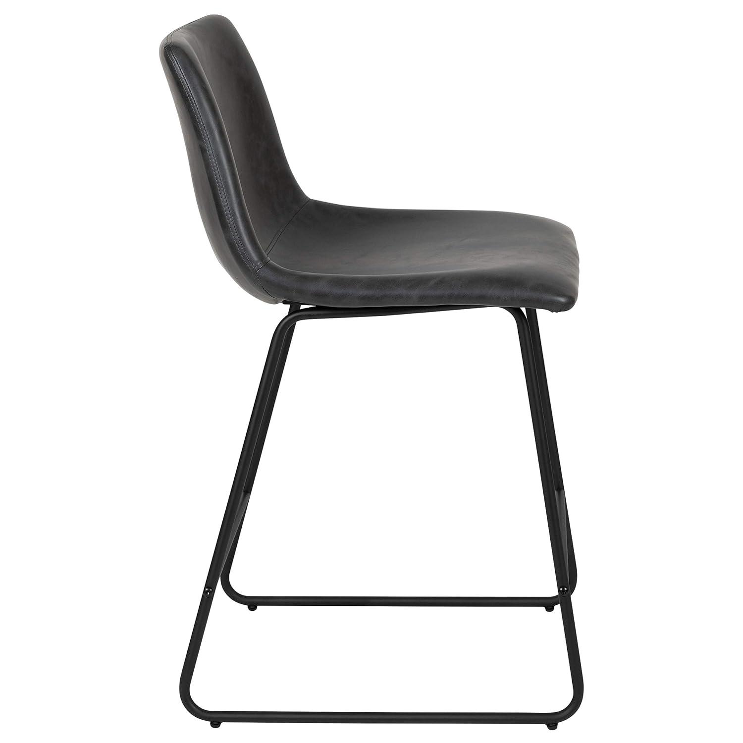 Flash Furniture Ringel Upholstered Counter Stool with Metal Frame