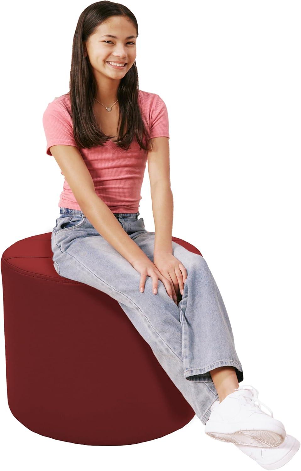 Factory Direct Partners Faux Leather Ottoman