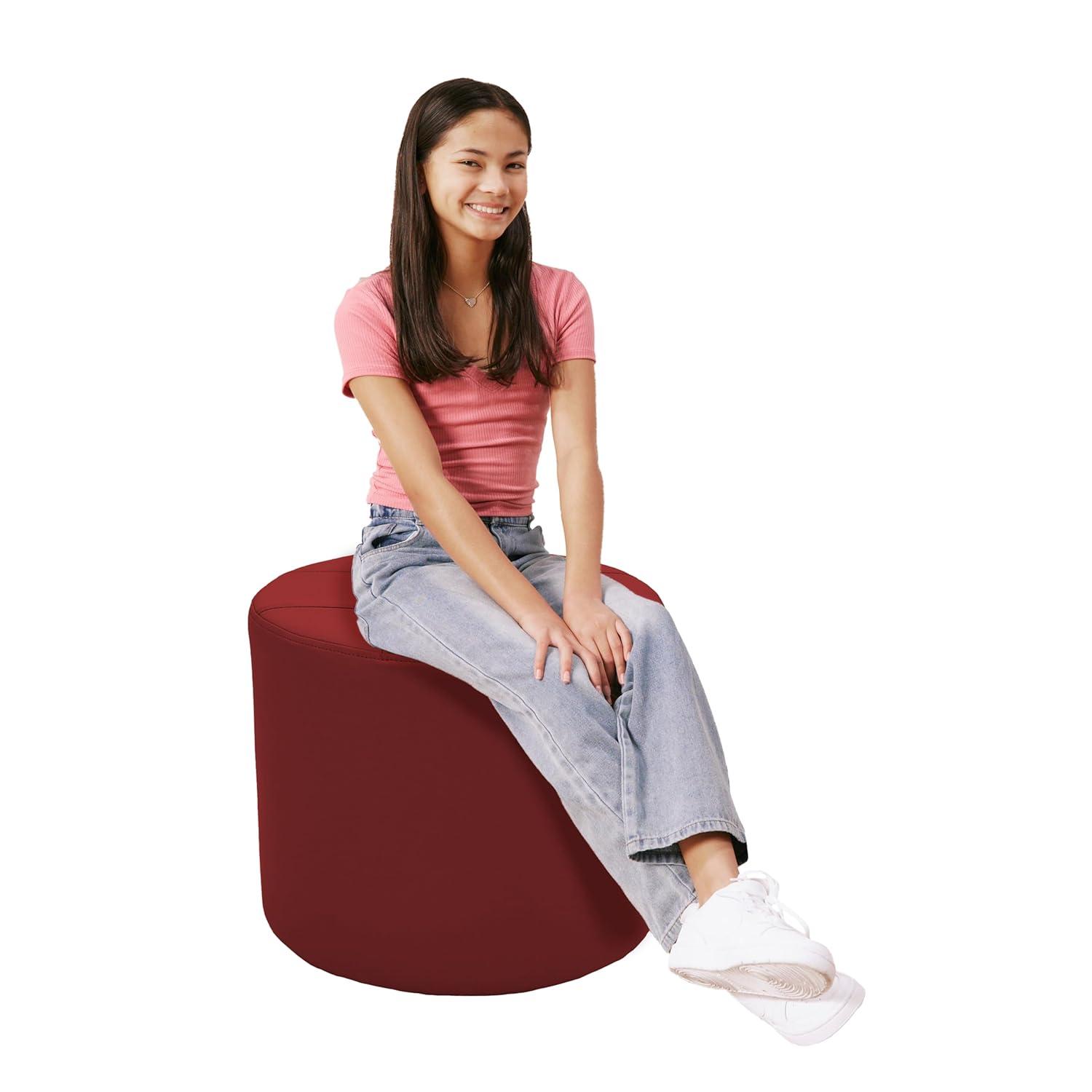 Factory Direct Partners Faux Leather Ottoman