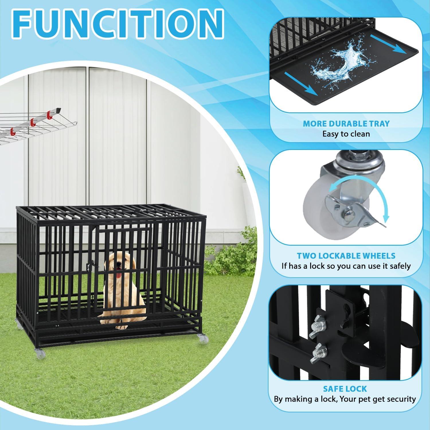 Tucker Murphy Pet™ Dog Pet Crate