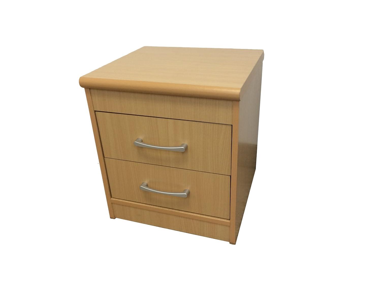 Modern Indoor Furniture 2-Drawer Nightstand