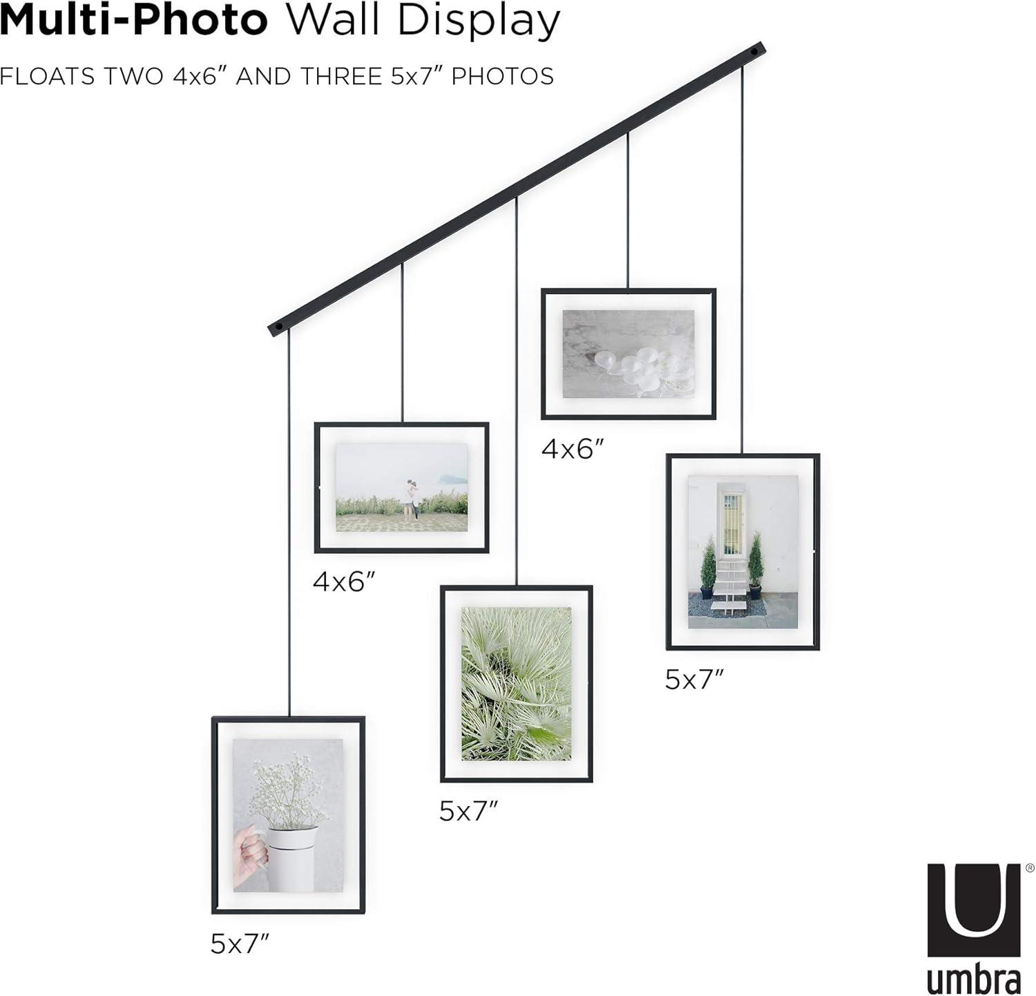 Umbra Exhibit 5-Photo Wall Hanging Picture Frames