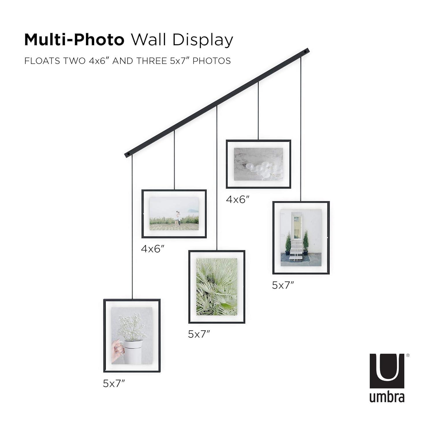 Umbra Exhibit 5-Photo Wall Hanging Picture Frames