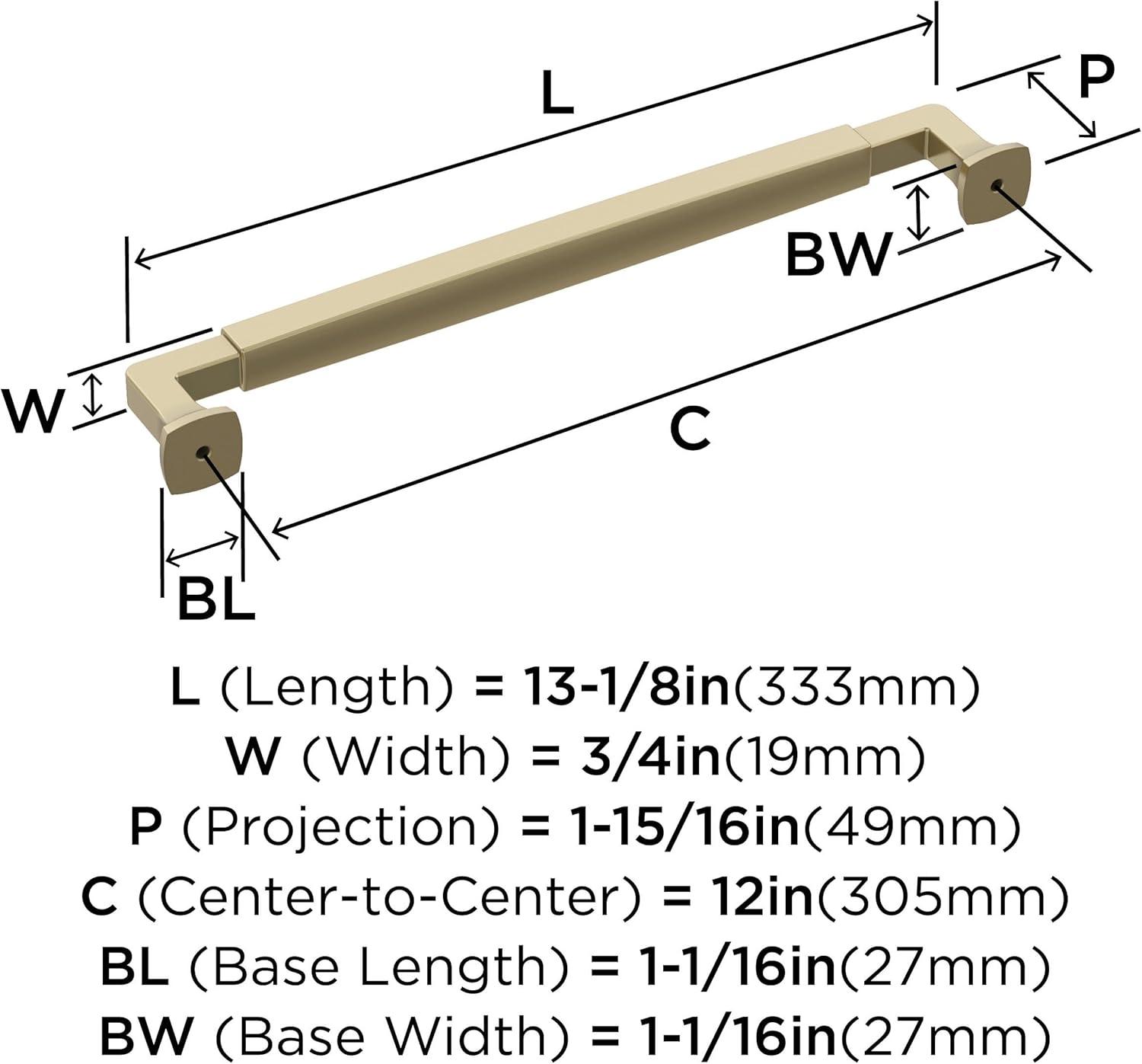 Stature 12" Center to Center Appliance Pull