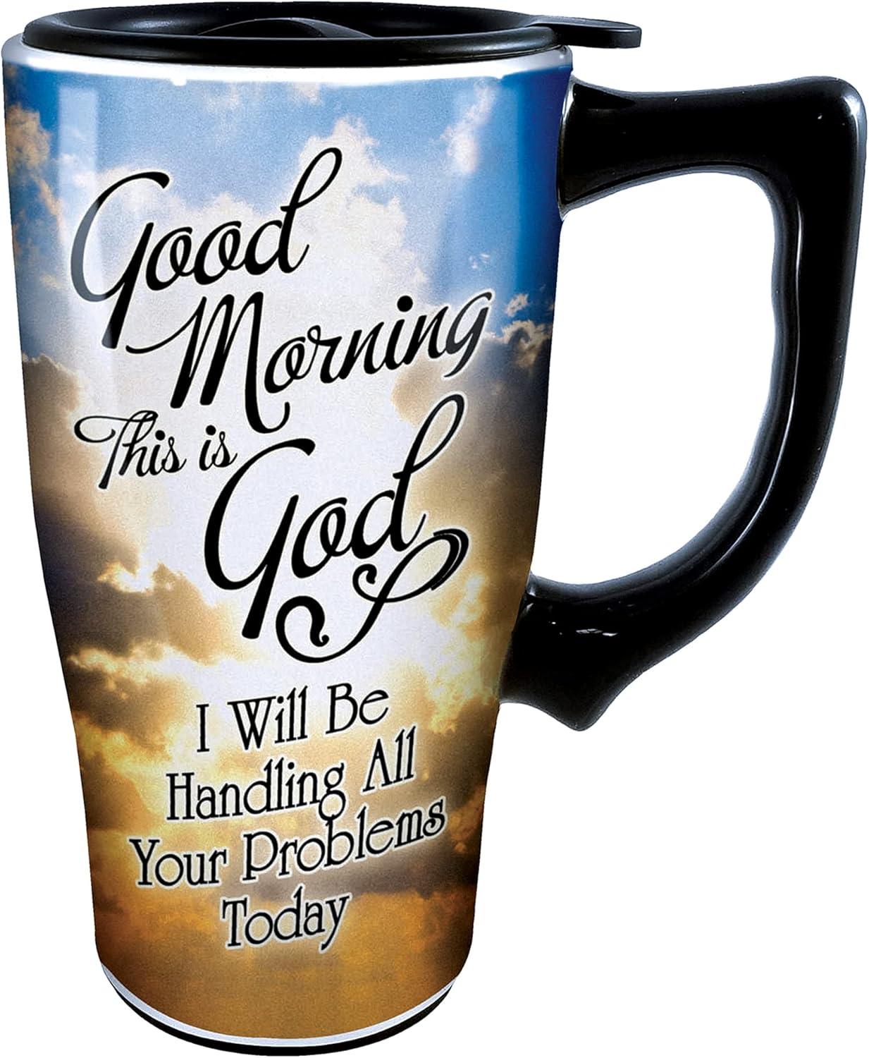Winston Brands Morning 16oz. Ceramic Travel Mug