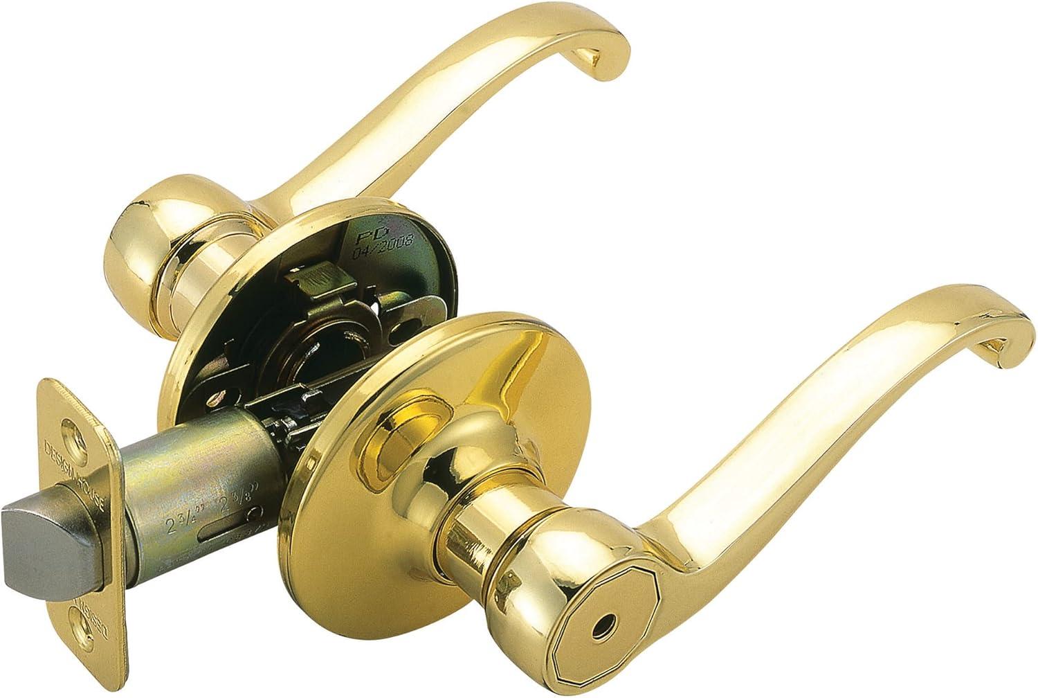 Scroll Privacy Bed/Bath Door Lever