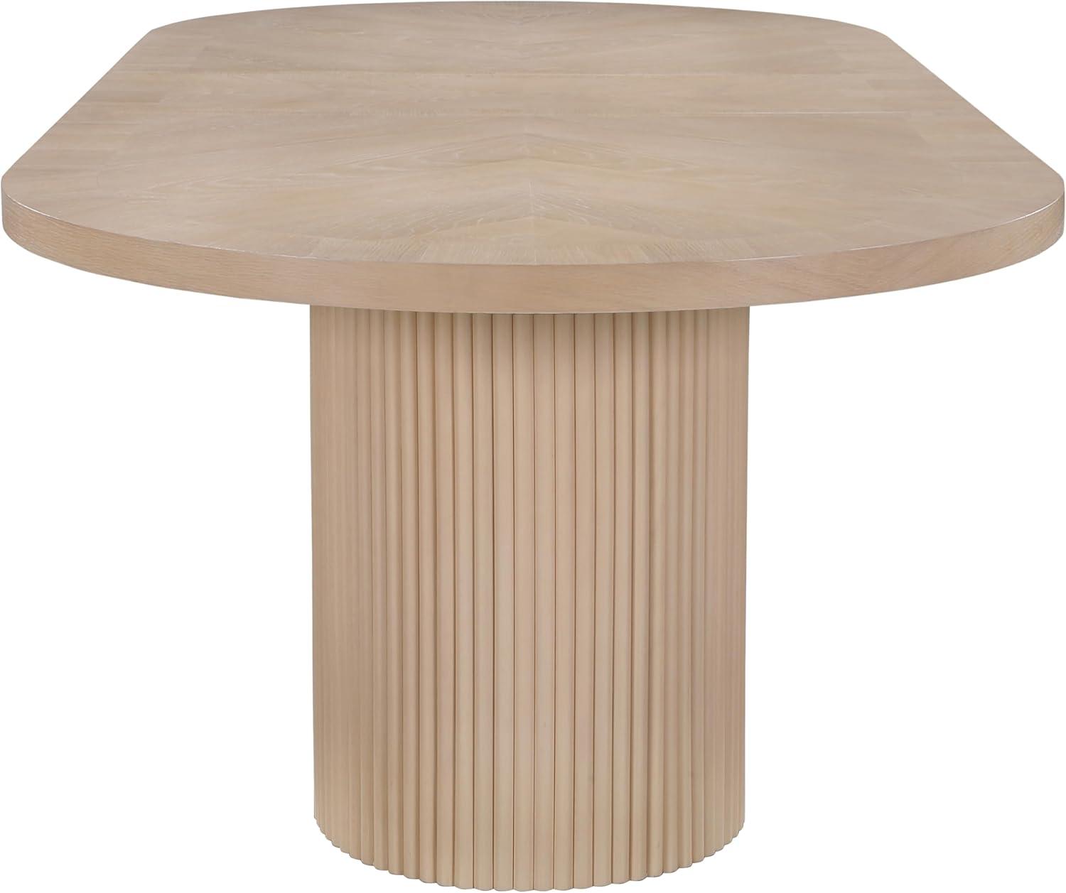 Ivona Natural Oak Extendable Oval Dining Table