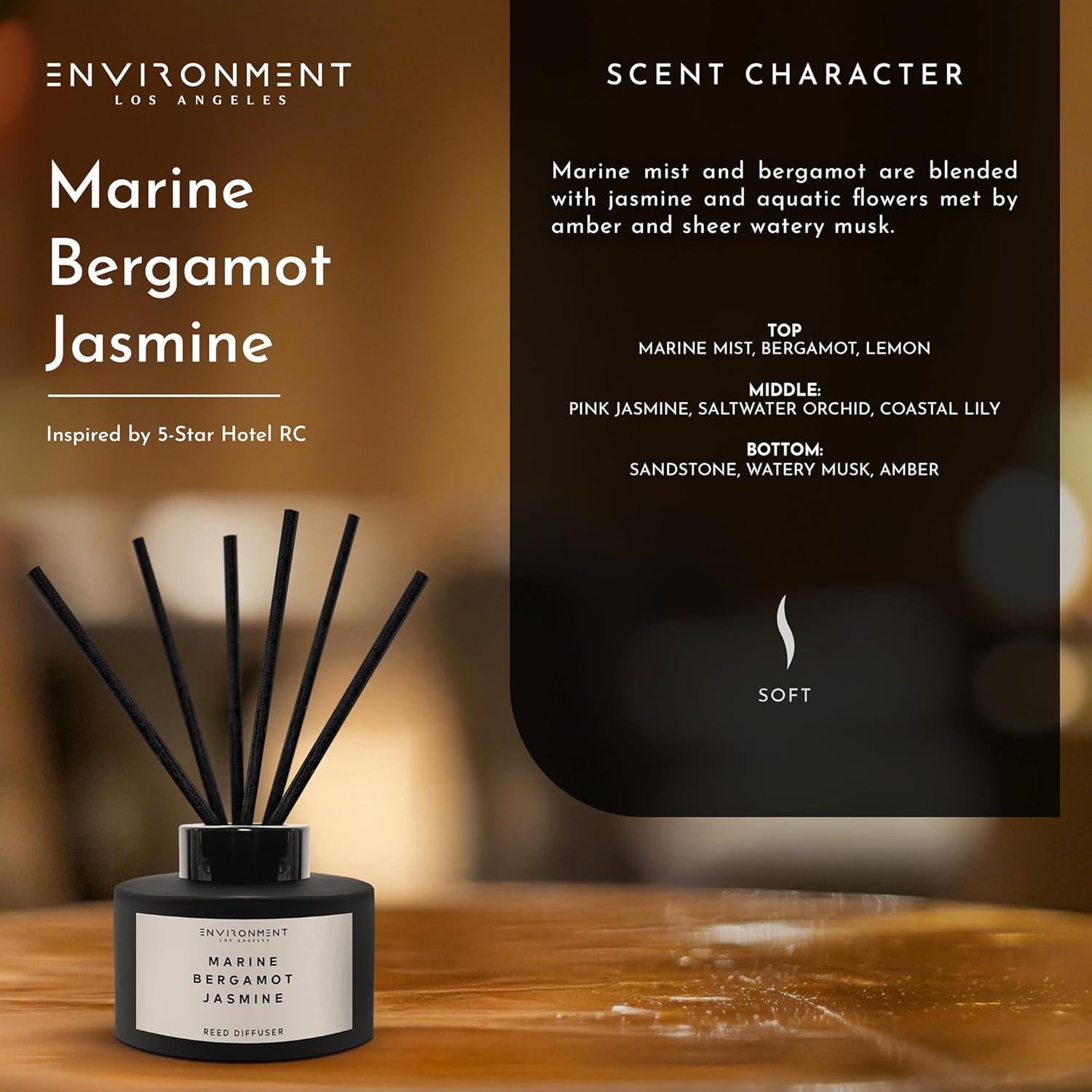 ENVIRONMENT 200mL Reed Diffuser Inspired by The Ritz Carlton Hotel® - Marine | Bergamot | Jasmine