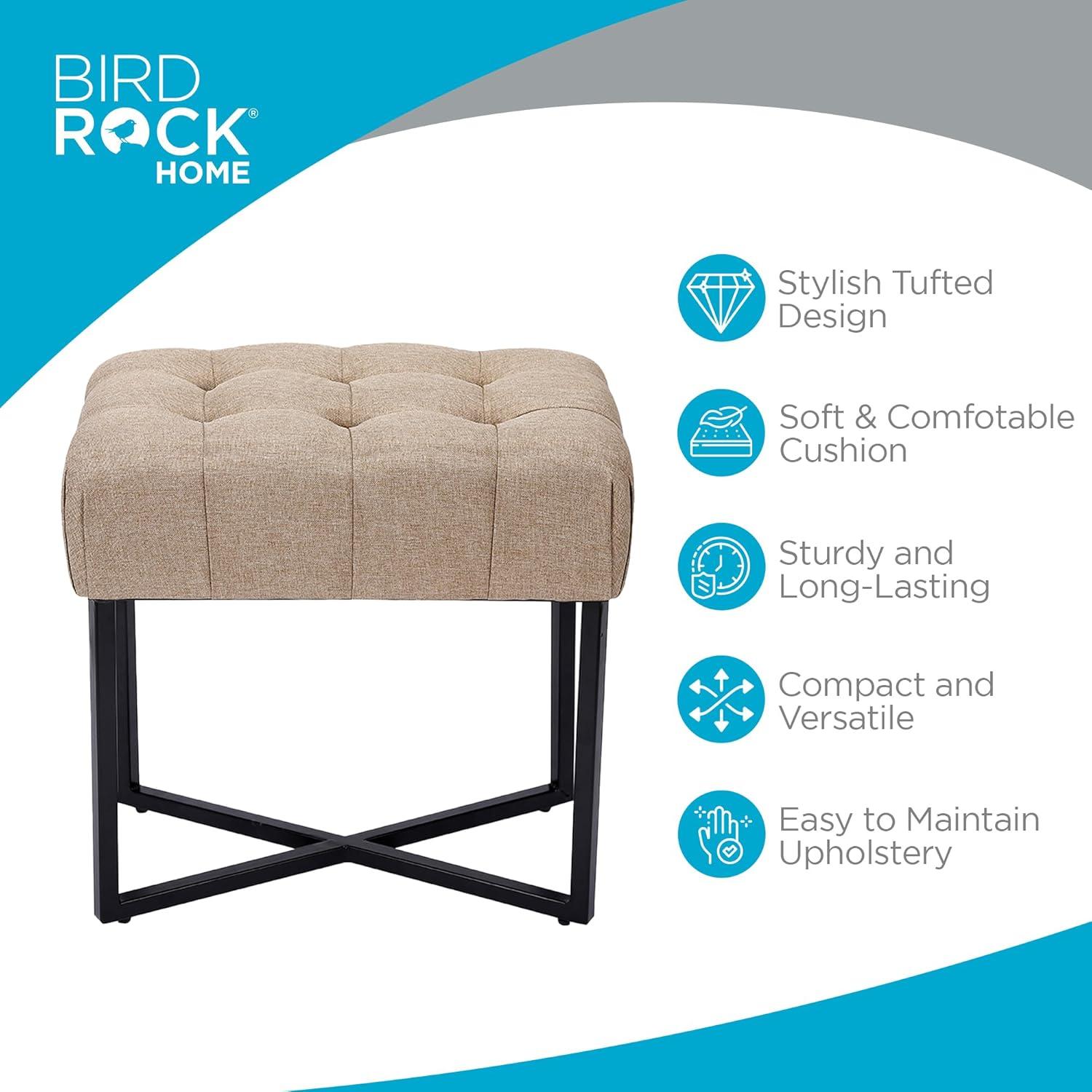 BirdRock Home Upholstered Ottoman