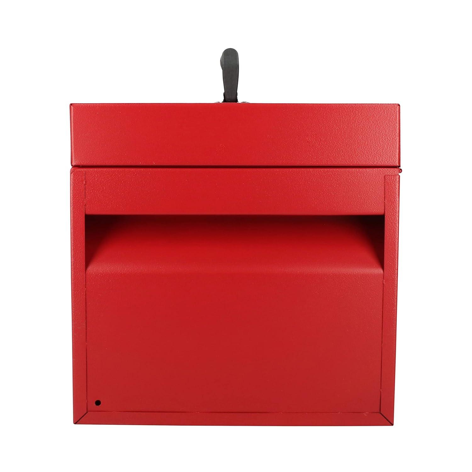 Urrea Industrial 25 In Metal Tool Box With Plastic Handle And Metallic Tray