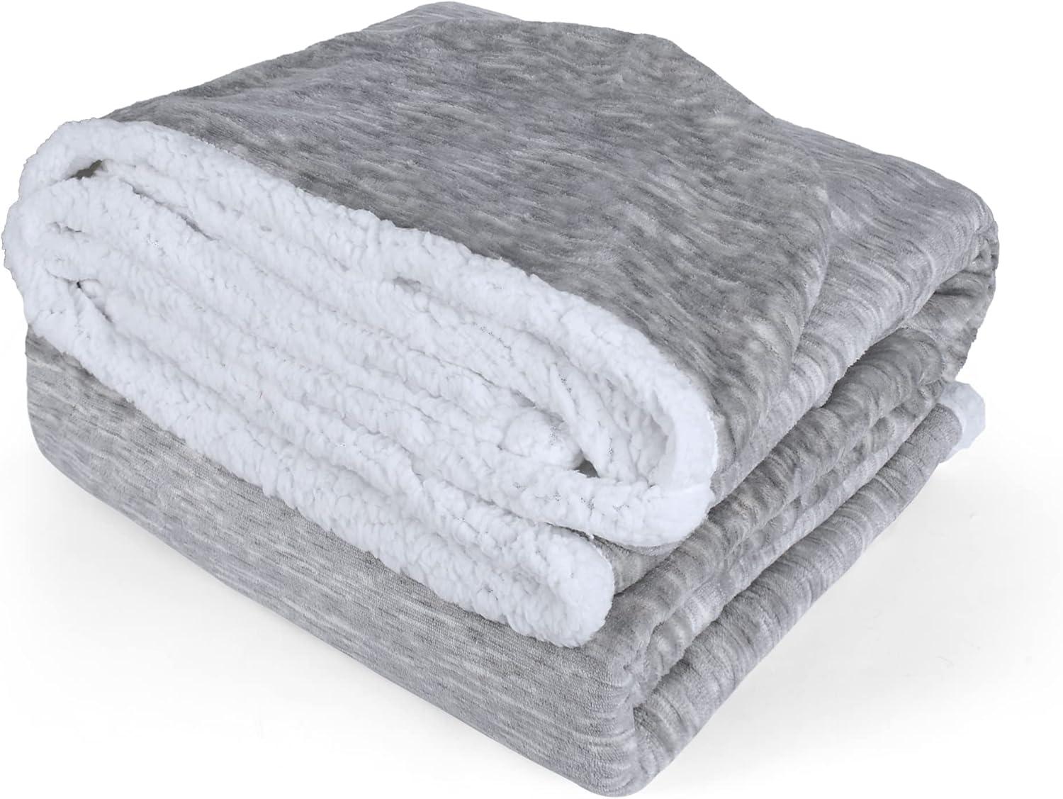 Catalonia Catalonia Sherpa Fleece Throw Cape, Wearable Blanket Wrap with Hand Pockets, Soft Lightweight Cozy